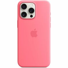 Акція на Чехол Apple для iPhone 15 Pro Max Silicone Case with MagSafe Pink (MWNN3ZM/A) від MOYO