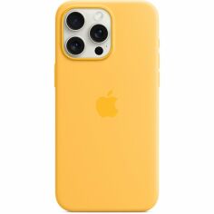 Акция на Чехол Apple для iPhone 15 Pro Max Silicone Case with MagSafe Sunshine (MWNP3ZM/A) от MOYO