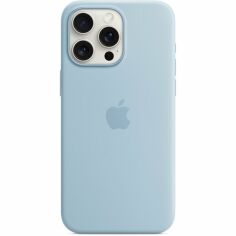 Акция на Чехол Apple для iPhone 15 Pro Max Silicone Case with MagSafe Light Blue (MWNR3ZM/A) от MOYO