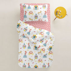 Акція на Постельное белье в детскую кроватку Princess Cs3 ранфорс Cosas Детский комплект від Podushka