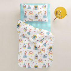 Акция на Постельное белье в детскую кроватку Princess Cs1 ранфорс Cosas Детский комплект от Podushka