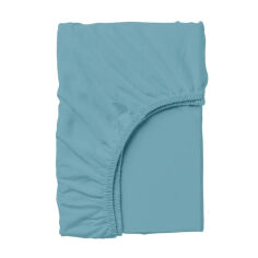 Акция на Простынь на резинке в детскую кроватку Azure Cosas ранфорс 60х120 см от Podushka