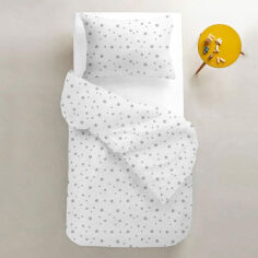 Акция на Постельное белье в детскую кроватку Starfall ранфорс Cosas Детский комплект от Podushka
