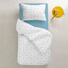 Акция на Постельное белье в детскую кроватку Starfall Cs2 ранфорс Cosas Детский комплект от Podushka