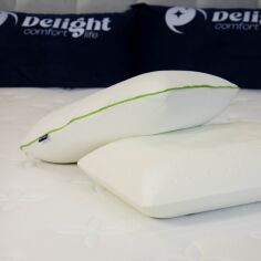 Акція на Ортопедична подушка Delight Visco з ефектом пам'яті 40x60 см від Rozetka