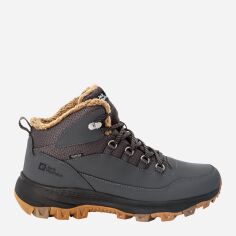 Акция на Чоловічі зимові черевики Jack Wolfskin Everquest Texapore Mid M 4053611-6326 40.5 (7UK) 25 см Темно-сірі от Rozetka