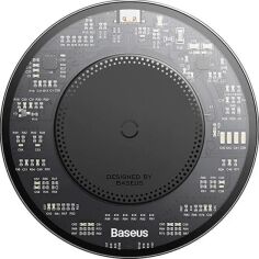 Акція на Baseus Wireless Charger Simple 2 Magnetic 15W Black (CCJJ050001) for iPhone 15 I 14 I 13 I 12 series від Stylus