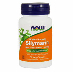Акція на Now Foods Silymarin Milk Thistle 300 mg 50 Vcaps Сильмарин (расторопша) экстракт від Stylus