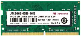 Акція на Transcend 16 Gb SO-DIMM DDR4 2666 MHz JetRam (JM2666HSE-16G) від Stylus