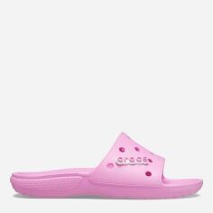 Акция на Жіночі шльопанці для пляжу Crocs Classic Crocs Slide 206121-6SW-M5/W7 37-38 23 см Рожеві от Rozetka