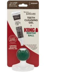 Акция на Набор по уходу за ротовой полостью TropiClean Enticers со вкусом говяжьей грудки 29.6 мл + Мяч Kong Dental Ball S (005877) от Stylus
