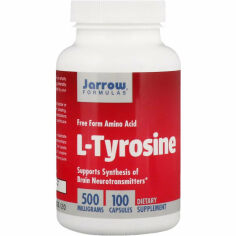 Акція на Jarrow Formulas L-Tyrosine 500 mg 100 Caps L-Тирозин від Stylus
