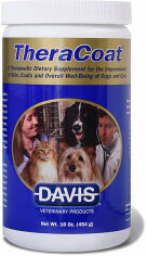 Акція на Диетическая добавка Davis TheraCoat для шерсти собак и котов 0.454 кг від Stylus