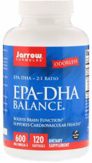 Акція на Jarrow Formulas EPA-DHA Balance 120 Softgels Рыбий жир баланс від Stylus
