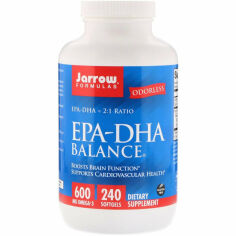 Акция на Jarrow Formulas EPA-DHA Balance 240 Softgels Рыбий жир баланс от Stylus