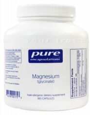 Акція на Pure Encapsulations Magnesium (glycinate) 120 mg 180 caps Магний глицинат (PE-00175) від Stylus
