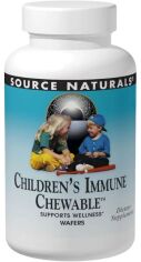 Акція на Source Naturals Wellness, Children's Immune Chewable, Delicious Berry Flavor, 30 Wafers (SNS-02138) від Stylus