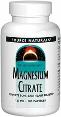 Акція на Source Naturals Magnesium Citrate, 133 mg, 180 Caps від Stylus