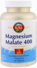 Акція на Kal Magnesium Malate 400 90 Tablets (CAL-81309) від Stylus