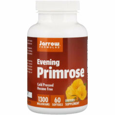 Акція на Jarrow Formulas Evening Primrose 1300 mg 60 Softgels Примула вечерняя від Stylus
