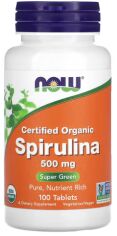 Акция на Now Foods Spirulina 500 mg 100 tabs / 16 servings от Y.UA
