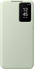 Акция на Чохол-книжка Samsung Smart View Wallet Case для Samsung Galaxy S24+ Light Green (EF-ZS926CGEGWW) от Rozetka