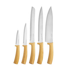Акция на Набор ножей 5 предметов Midori Ardesto AR2105WD от Podushka
