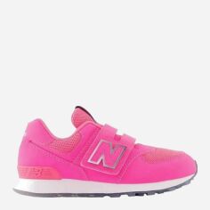 Акція на Дитячі кросівки для дівчинки New Balance 574 IV574IN1 26 (9US) Яскраво-рожеві від Rozetka
