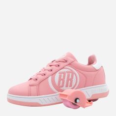 Акция на Підліткові роликові кросівки для дівчинки Breezy Rollers 2191841 35 Рожевий/Білий от Rozetka