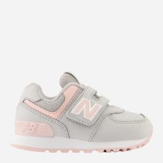 Акція на Дитячі кросівки для дівчинки New Balance 574 IV574CG1 23.5 (7US) Сірі з бежевим від Rozetka