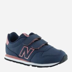 Акция на Дитячі кросівки для дівчинки New Balance 500 IV500CF1 22.5 (6US) Темно-сині от Rozetka