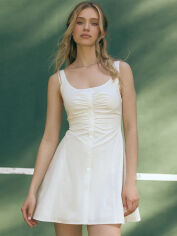 Акция на Плаття міні літнє жіноче Gepur 46224 S Молочна от Rozetka