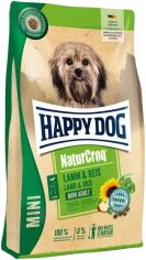 Акция на Сухой корм для собак маленьких пород Happy Dog NaturCroq Mini Lamm&Reis с ягненком и рисом 4 кг (61215) от Stylus