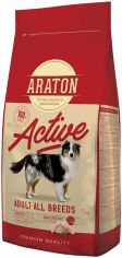 Акция на Сухой корм для собак Araton Active Adult-All Breeds с курицей 15 кг (ART47466) от Stylus
