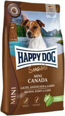 Акція на Сухой корм для собак мелких пород Happy Dog Hd Sensible Mini Canada с лососем, кроликом и ягненком 4 кг (61239) від Stylus
