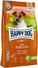 Акція на Сухой корм для собак мелких пород Happy Dog Hd Sensible Mini Toscana с уткой и лососем 4 кг (61235) від Stylus