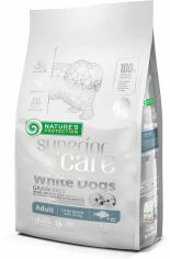 Акция на Сухой корм для собак Nature's Protection Np Superior Care White Dogs Grain Free White Fish Adult Larg 1.5 кг (NPSC46338) от Stylus