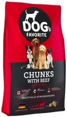 Акція на Сухой корм для собак Happy Dog Dog's Favorite Chunks With Beef с говядиной 15 кг (60947) від Stylus