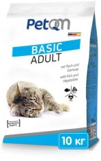 Акция на Сухой корм для кошек PetQM Cats Basic Adult with Fish&Vegetables с рыбой и овощами 10 кг (701568) от Stylus