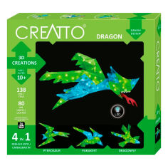 Акція на Набір для творчості Kosmos Creatto Dragon (3523) від Будинок іграшок