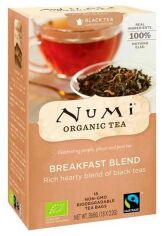 Акція на Чай чорний органічний Numi Breakfast Blend 2 г х 18 пакетиків (0680692302202/0680692152203) від Rozetka