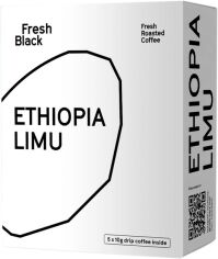 Акція на Набір дрипів Fresh Black Ethiopia Limu 10 г х 5 шт від Rozetka