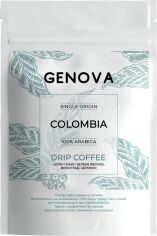 Акція на Упаковка дріп-кави Genova Colombia 12 г x 7 шт від Rozetka