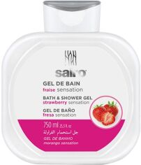Акция на Гель для ванни та душу Sairo Bath&Shower Gel Strawberry Sensation 750 мл от Rozetka