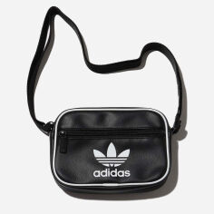Акція на Спортивна сумка кросс-боді через плече Adidas AC MINI AIRL IT7598 Чорна від Rozetka