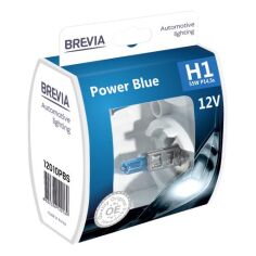 Акція на Лампа Brevia галогеновая H1 12V 55W P14.5s Power Blue S2 (12010PBS) від MOYO