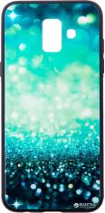 Акция на Панель Dengos Back Cover Glam для Samsung Galaxy A6 2018 (A600) М'ятно-блакитний калейдоскоп (DG-BC-GL-30) от Rozetka