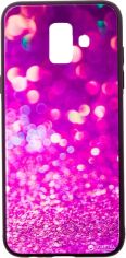 Акция на Панель Dengos Back Cover Glam для Samsung Galaxy A6 2018 (A600) Фіолетовий калейдоскоп (DG-BC-GL-27) от Rozetka