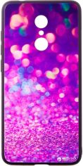 Акция на Панель Dengos Back Cover Glam для Xiaomi Redmi 5 Фіолетовий калейдоскоп (DG-BC-GL-32) от Rozetka