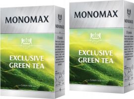 Акция на Упаковка чаю китайського зеленого листового Мономах Exclusive Green Tea 90 г х 2 шт от Rozetka